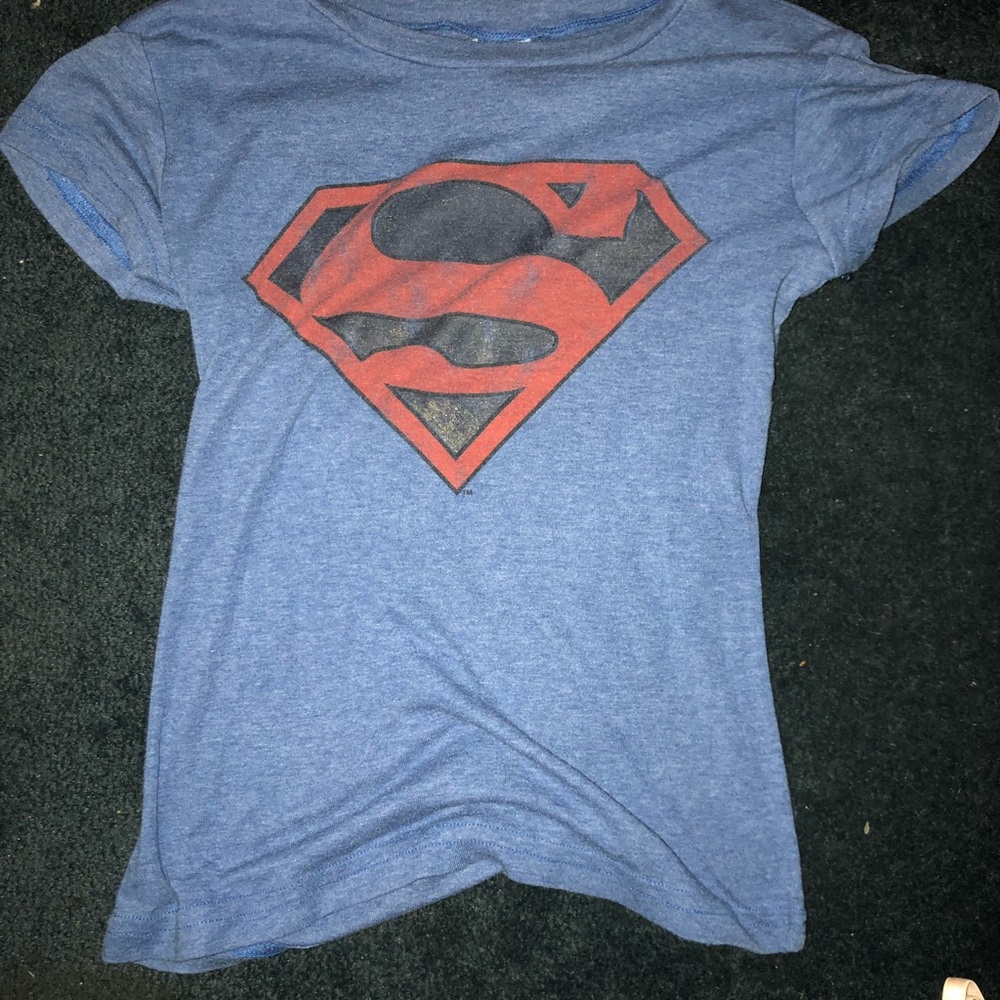 Girls Superman shirt